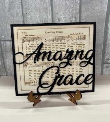 Amazing Grace Plaque