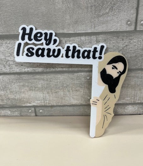 Hey I Saw That - Jesus Corner Trim Door Hanging