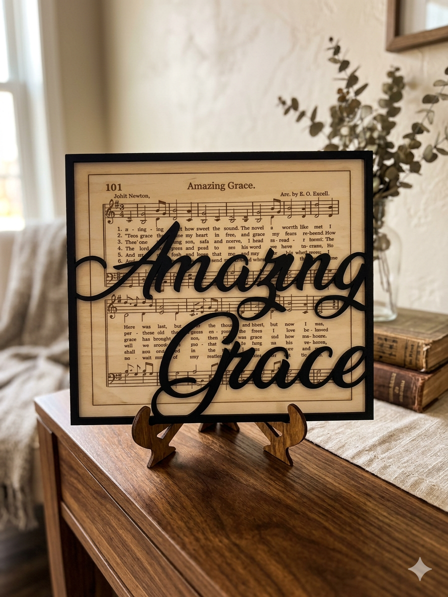 Amazing Grace Plaque